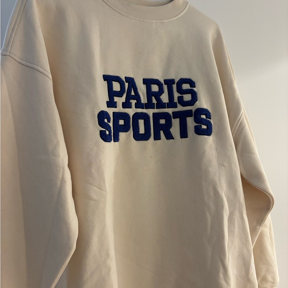 Paris Sports Cream Sweater